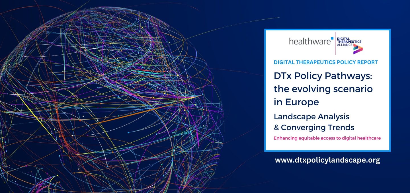 Digital Therapeutics Alliance and Healthware Group launched their first DTx Policy Report and website dedicated to helping advance equitable access and adoption of safe and effective DTx and Digital Medical Devices